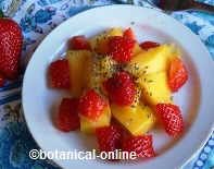 Fruit salad with chia