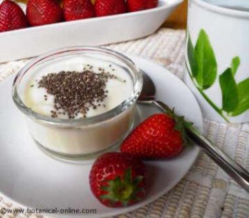 Strawberries and chia