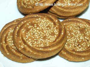 Sesame cookies