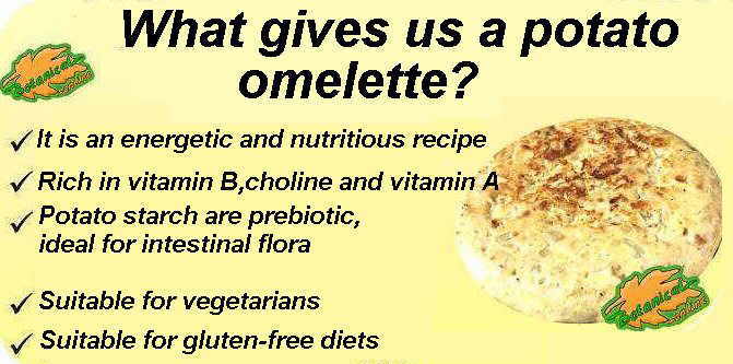 Properties of Spanish omelette and their nutritional value 