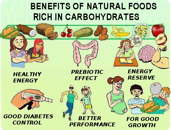 benefits natural foods rich in carbohydrates