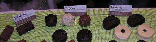 Photo of different types of chocolate