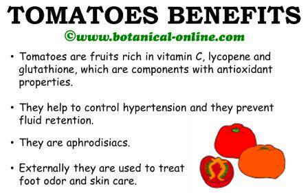 Tomatoes benefits