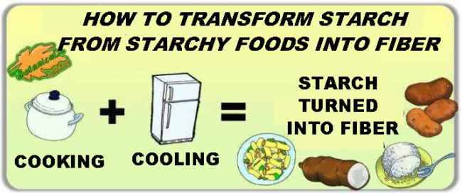 turn starch into fiber