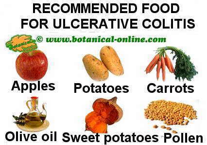 alimentos recomendados dieta colitis ulcerosa