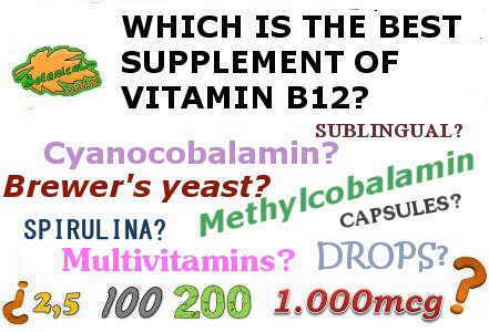 types of B12 supplements