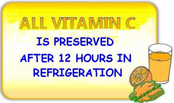 myth orange juice loses vitamin C i