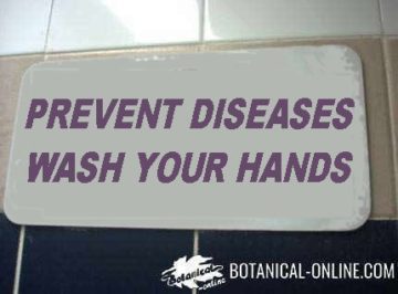 wash hands sign