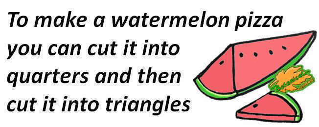 watermelon pizza recipe