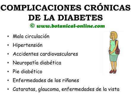 complicaciones crónicas de la diabetes, glaucoma, retinopatía, cataratas