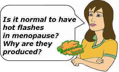 woman with hot flushes
