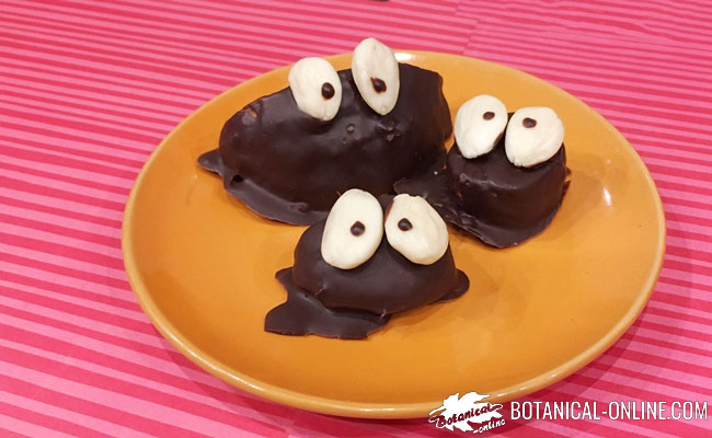 muñecos de chocolate postre para niños y fiestas infantiles