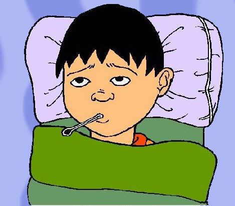 Fiebre muy elevada en la malaria
