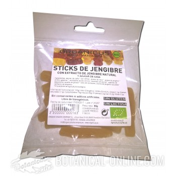 Comprar Sticks de jengibre bio con extracto de jengibre natural