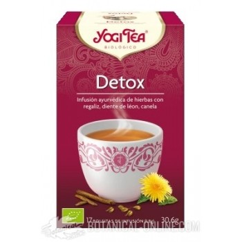 Propiedades Infusiones Detox Yogi Tea