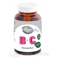 Vitamina C+B Complex 90cáps 610mg El Granero