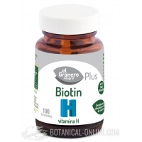 Biotina (Vitamina H) 100comp 300mg El Granero