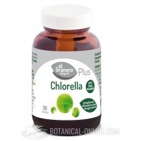 Chlorella alga 90 cápsulas 510mg. El Granero