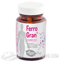 Ferrogran hierro 650mg 45 cápsulas El Granero