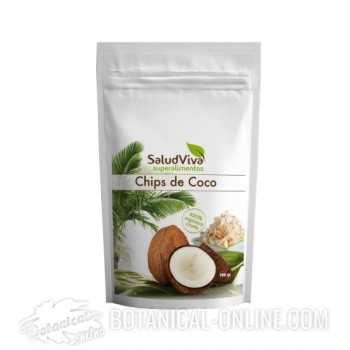 Chips de Coco bio 100gr de SaludViva y propiedades