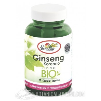Comprar Ginseng coreano cápsulas - Propiedades e indicaciones