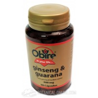 Ginseng Guaraná 90 cápsulas Obire