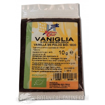 Comprar Vainilla en polvo natural 10g