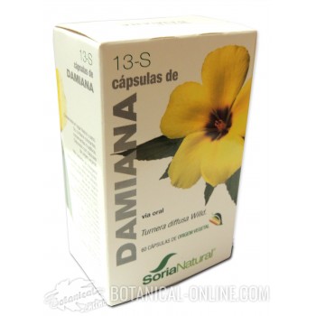 Comprar damiana 60 cápsulas Soria Natural