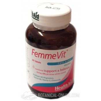 Femme Vit 60 comprimidos menstruación HealthAid