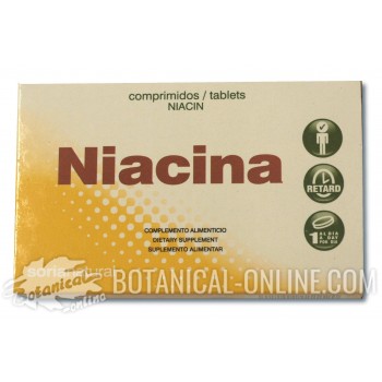 Suplemento de niacina o vitamina B3 - Propiedades