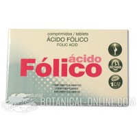 Suplemento de Ácido fólico comprimidos