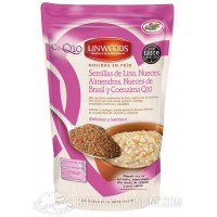 Semillas de lino, nueces, almendras, nueces del Brasil y coenzima Q10 200gr Linwoods