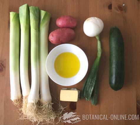 ingredientes vichyssoise crema puerros fria