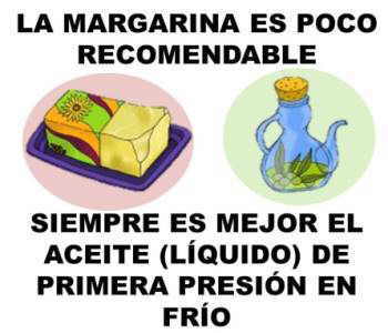 ¿es mejor el aceite o la margarina sin grasa trans?