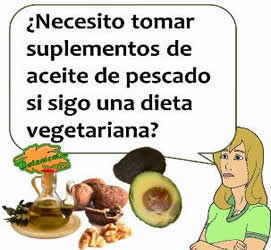 suplementos aceite pescado dieta vegetariana