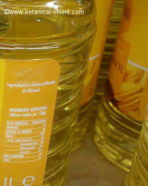 Propiedades del aceite de girasol