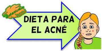 dieta para el acne