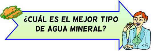 tipos de agua mineral