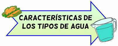 tipos de agua