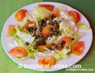 Ensalada con alcaparras