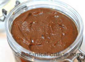 crema de algarroba