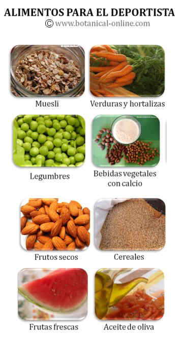 Alimentos para deportistas