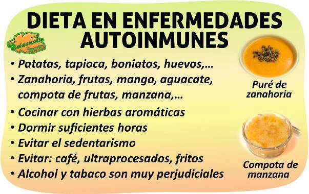 dieta alimentos recomendados buenos en enfermedades autoinmunes como lupus, esclerosis multiple, reuma artritis hashimoto