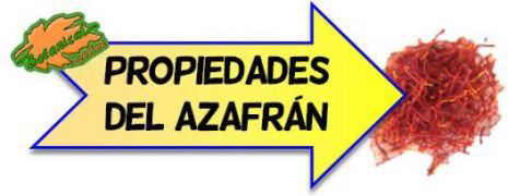 azafran propiedades