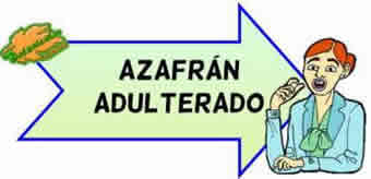 azafran adulterado