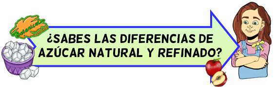 diferencias azucar natural frutas y refinado