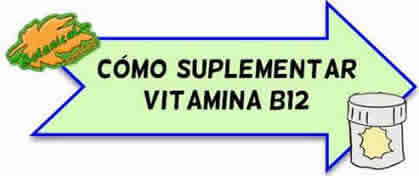 como suplementar vitamina B12