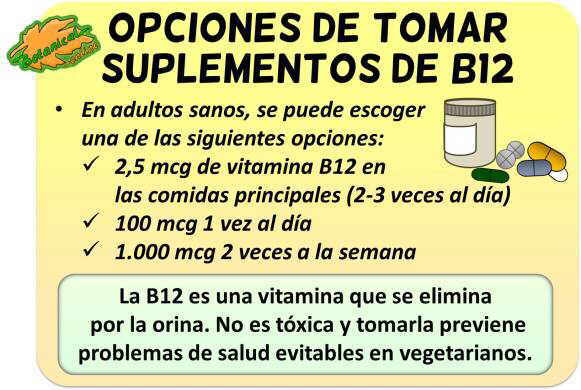 Cuanta vitamina b12 se debe consumir al dia