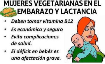 se tienen que tomar suplementos de vitamina b12 mujeres vegetarianas en el embarazo y lactancia