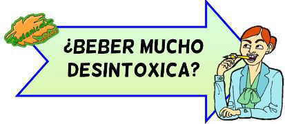 beber desintoxica?